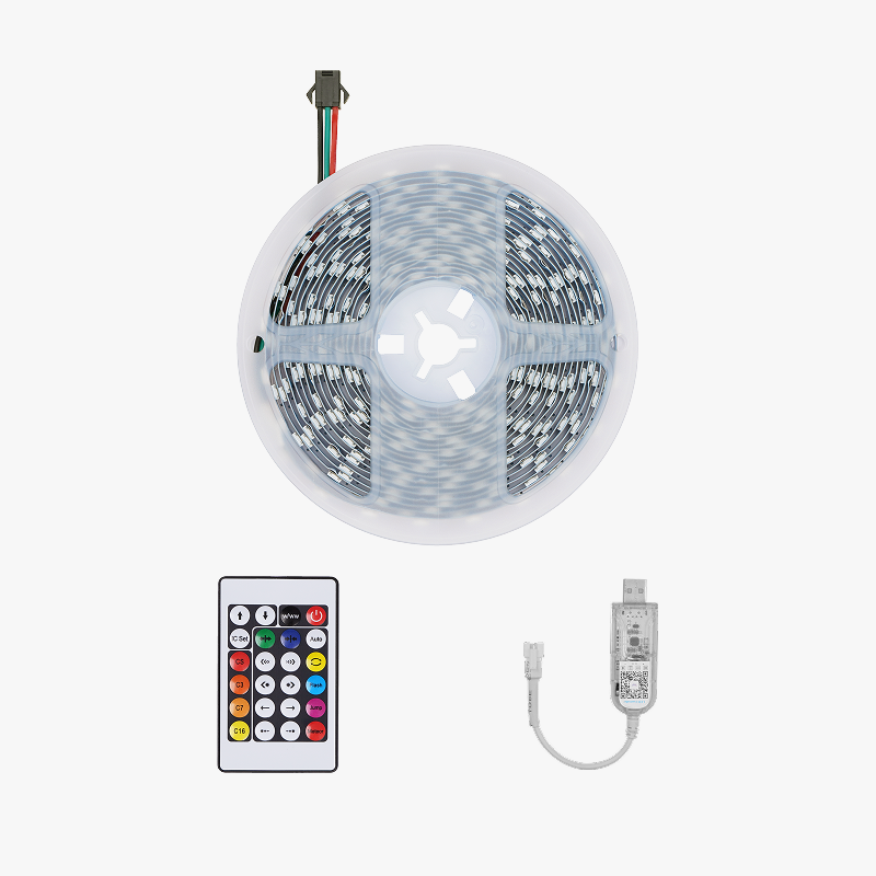 Fita LED RGB WS2812B com controlador