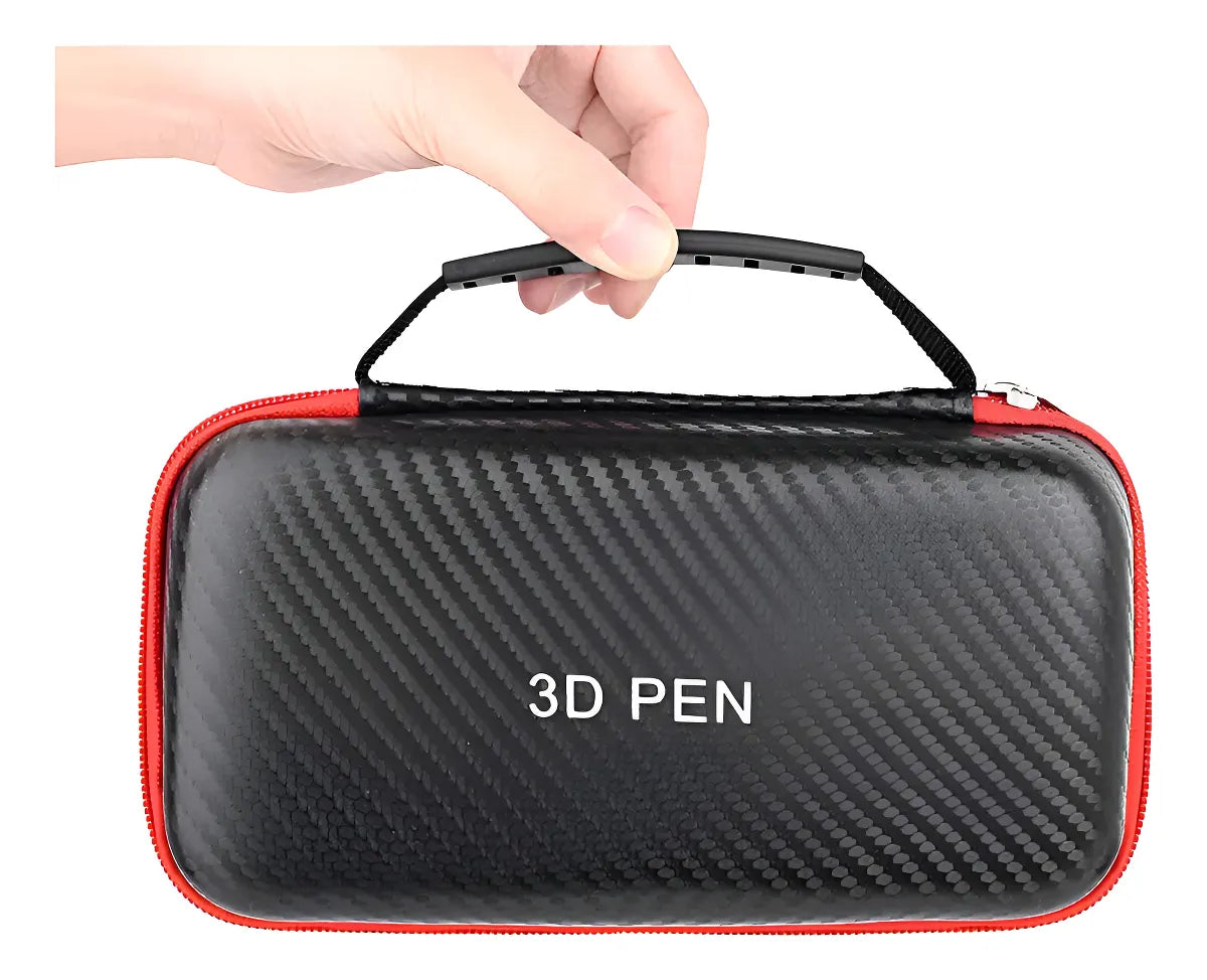 Estojo NIC para caneta 3D vermelho