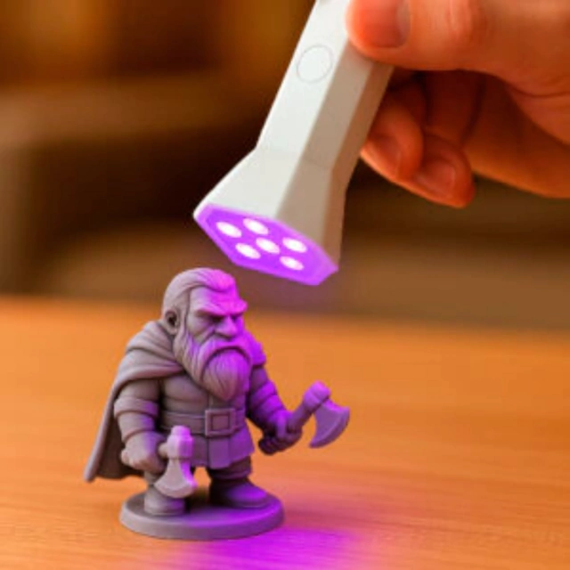 Lanterna UV para cura — 5 LEDs