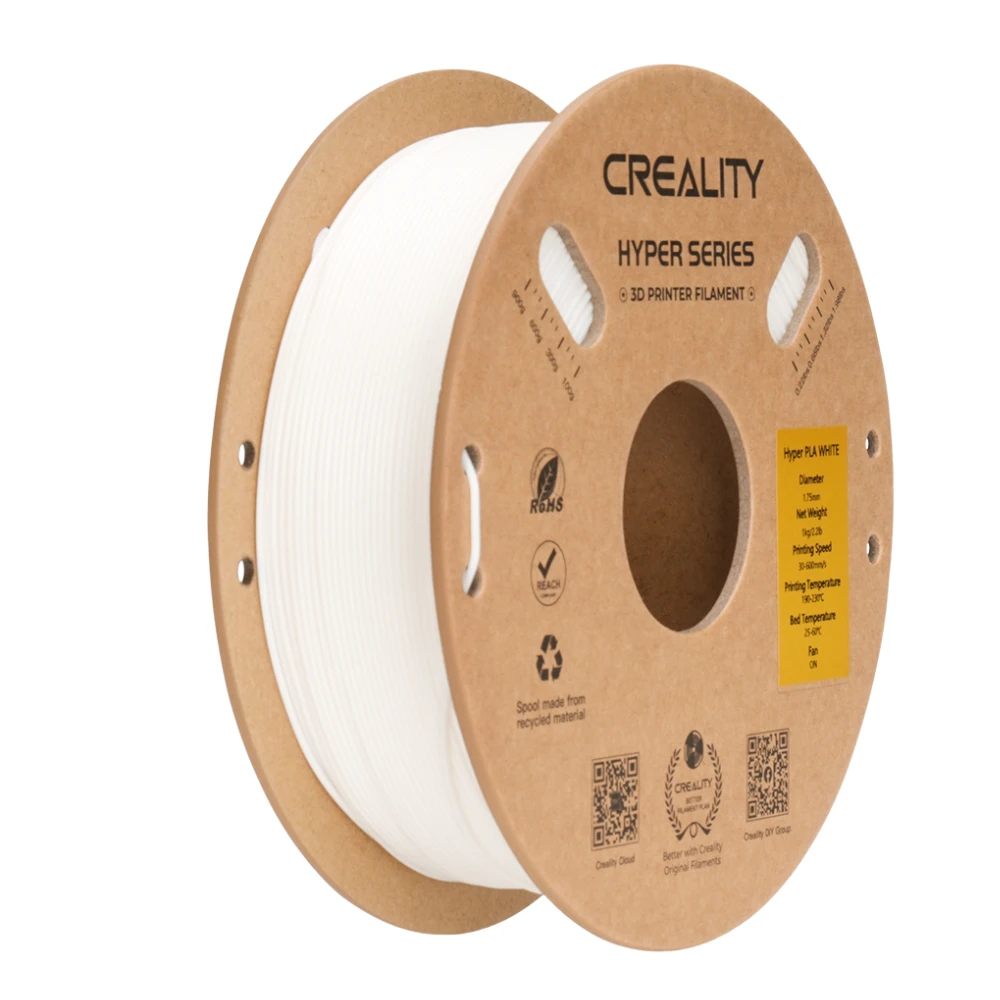 Filamento Creality Hyper PLA Branco 1 kg