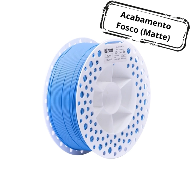 Filamento Dynalabs 3NMAX PLA+ Matte Azul Celeste 1 kg