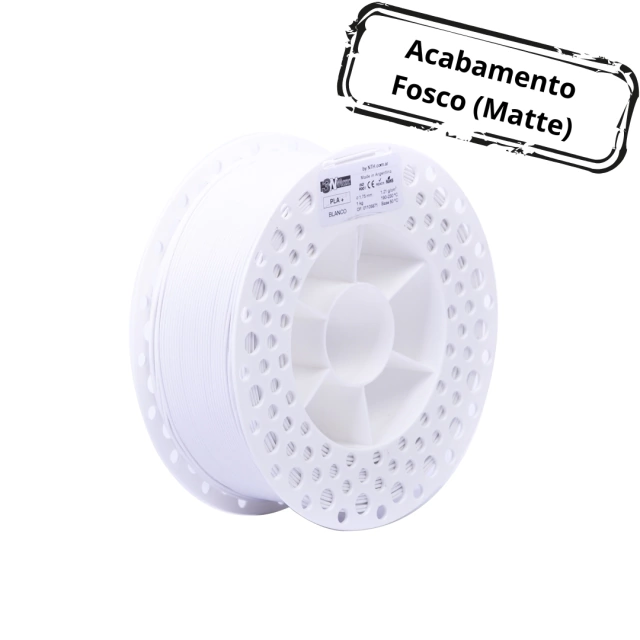 Filamento Dynalabs 3NMAX PLA+ Matte Branco 1 kg