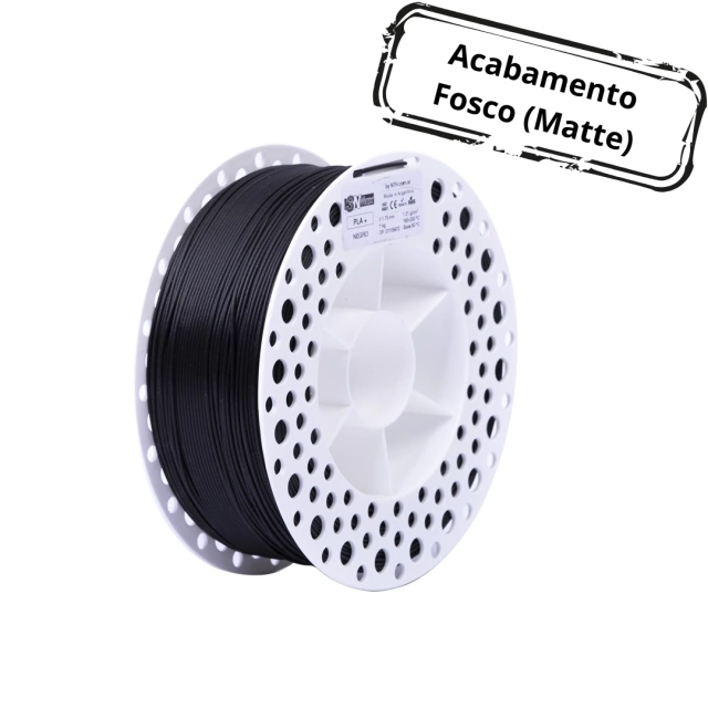 Filamento Dynalabs 3NMAX PLA+ Matte Preto 1 kg