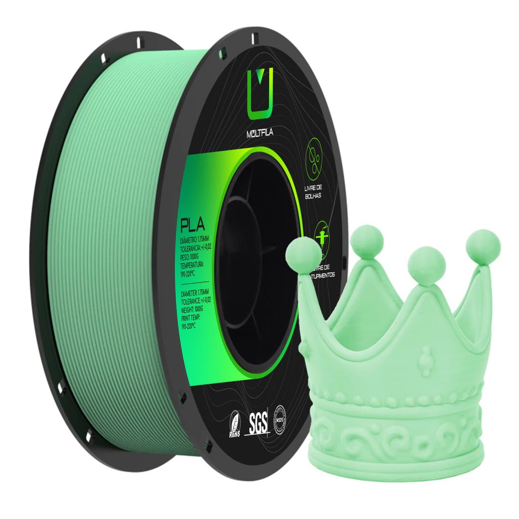 Filamento Multfila PLA Matte Verde Menta 1 kg